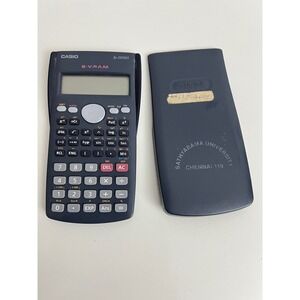 Casio fx-350MS Scientific Calculator S-V.P.A.M. 240 Functions Blue with Case